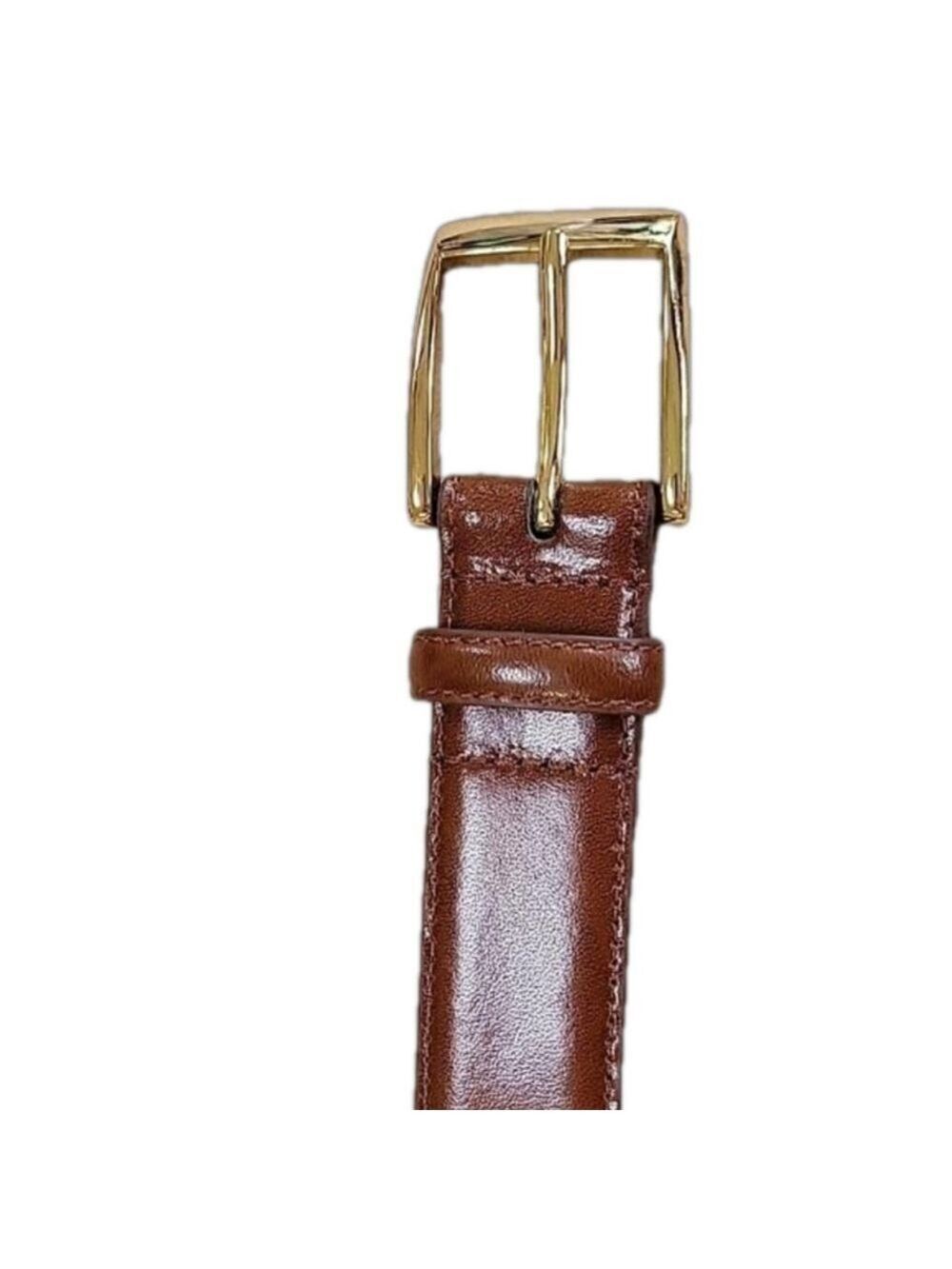 Jos. A. Bank Glazed Leather Belt - Long 44" NWOT